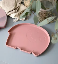 Sebra Tallerken - Silikone - Fanto - Blossom Pink