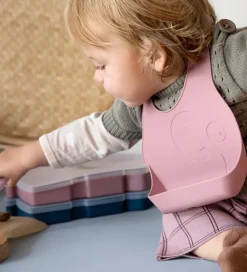 Sebra Tallerken m. Låg - Silikone - Fanto - Nordic Blue