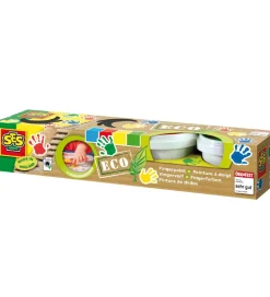 SES Creative Fingermaling - 4x120 ml - Lyse Farver