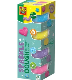 SES Creative Modellervoks - 4x90gr - Silkeblød Glitter