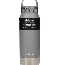Sistema Termoflaske - Stainless Steel - 650 ml - Grå