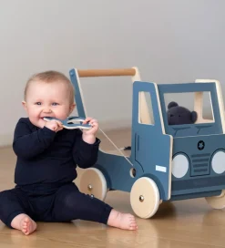 Smallstuff Gåvogn - Lastbil - Blå