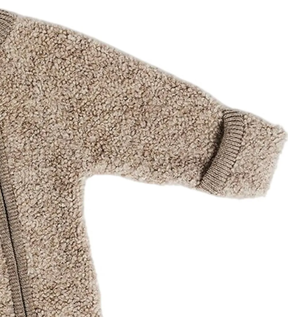 Smallstuff Køredragt m. Lynlås - Uld - Natur Melange