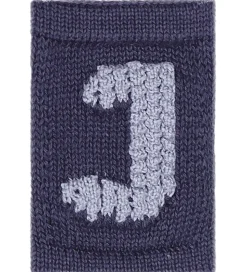 Smallstuff Strikket Bogstav - J - Blå Alfabet