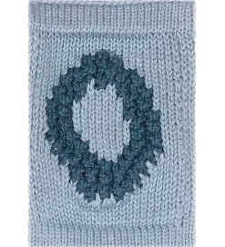 Smallstuff Strikket Bogstav - O - Blå Alfabet