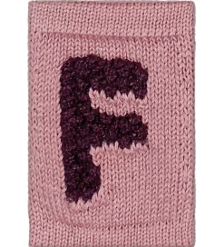 Smallstuff Strikket Bogstav - F - Rosa Alfabet