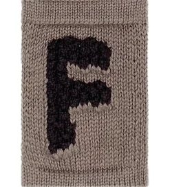 Smallstuff Strikket Bogstav - F - Natur Alfabet