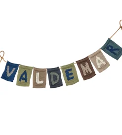 Smallstuff Strikket Bogstav - R - Blå Alfabet