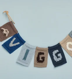 Smallstuff Strikket Flag - Bil - Natur Motiv