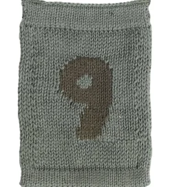 Smallstuff Strikket Flag - 9 - Blå Tal