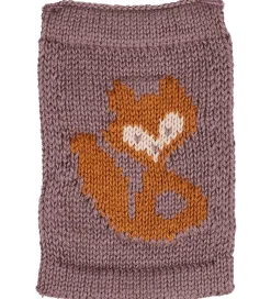 Smallstuff Strikket Flag - Ræv - Rosa Motiv