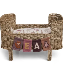 Smallstuff Strikket Flag - Ræv - Rosa Motiv