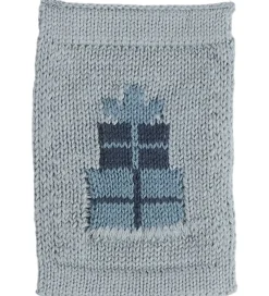 Smallstuff Strikket Flag - Fødselsdagsgaver - Blå Motiv