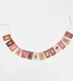 Smallstuff Strikket Flag - 6 - Rosa Tal