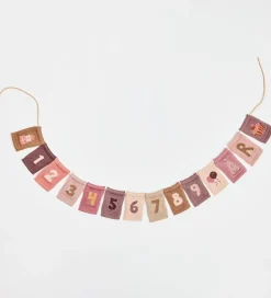 Smallstuff Strikket Flag - 4 - Rosa Tal