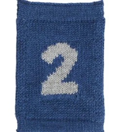 Smallstuff Strikket Flag - 2 - Blå Tal