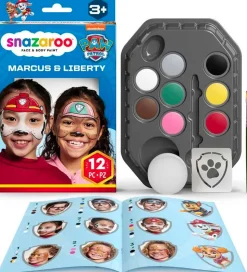 Snazaroo Ansigtsmaling - 8 Farver - Paw Patrol Marshall & Libert