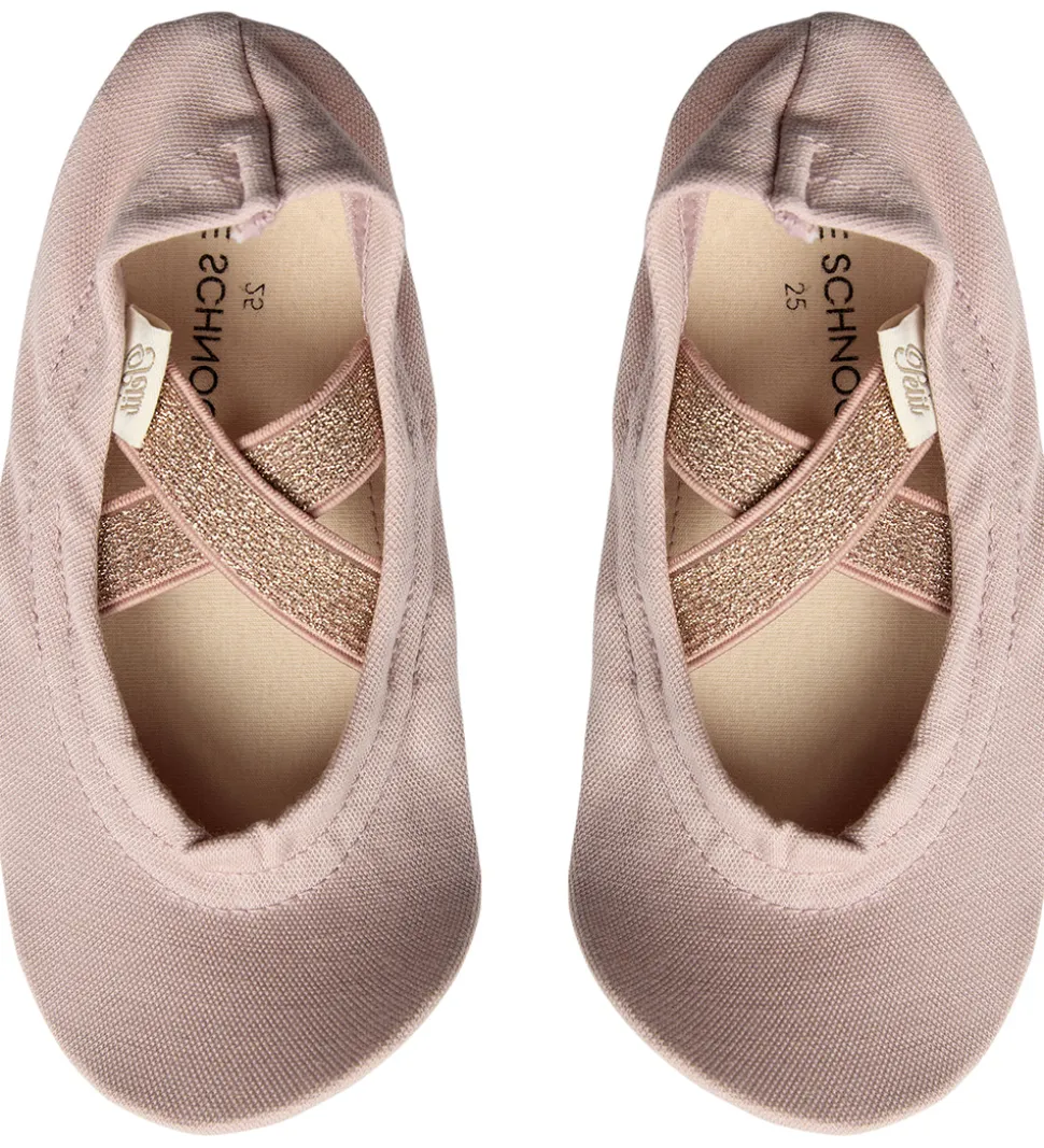 Sofie Schnoor Gymnastiksko - Dusty Rose m. Guldglimmer