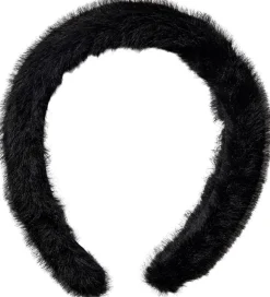 Sofie Schnoor Hårbøjle - Imiteret Pels - Chlosy - Sort