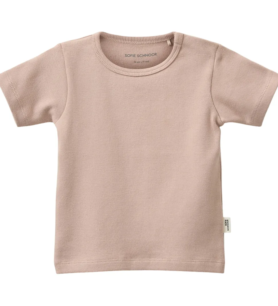 Sofie Schnoor T-shirt - Rib - Light Rose