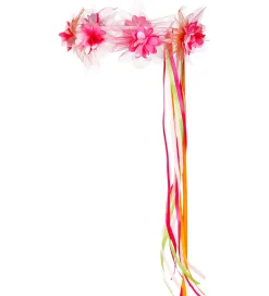 Souza Udklædning - Hårbøjle m. Blomster - Paula - Pink/Orange