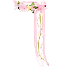 Souza Udklædning - Hårbøjle m. Blomster - Maud - Rosa