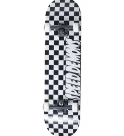 Speed Demons Skateboard - 7.5" - Checkers Komplet - Sort/Hvid