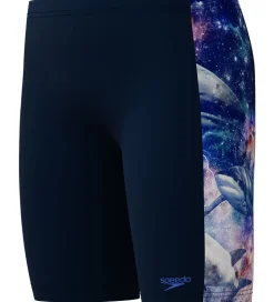 Speedo Badebukser - Digital Panel Jammer - Navy m. Hajer