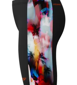 Speedo Badebukser - Digital Panel Jammer - Sort m. Print