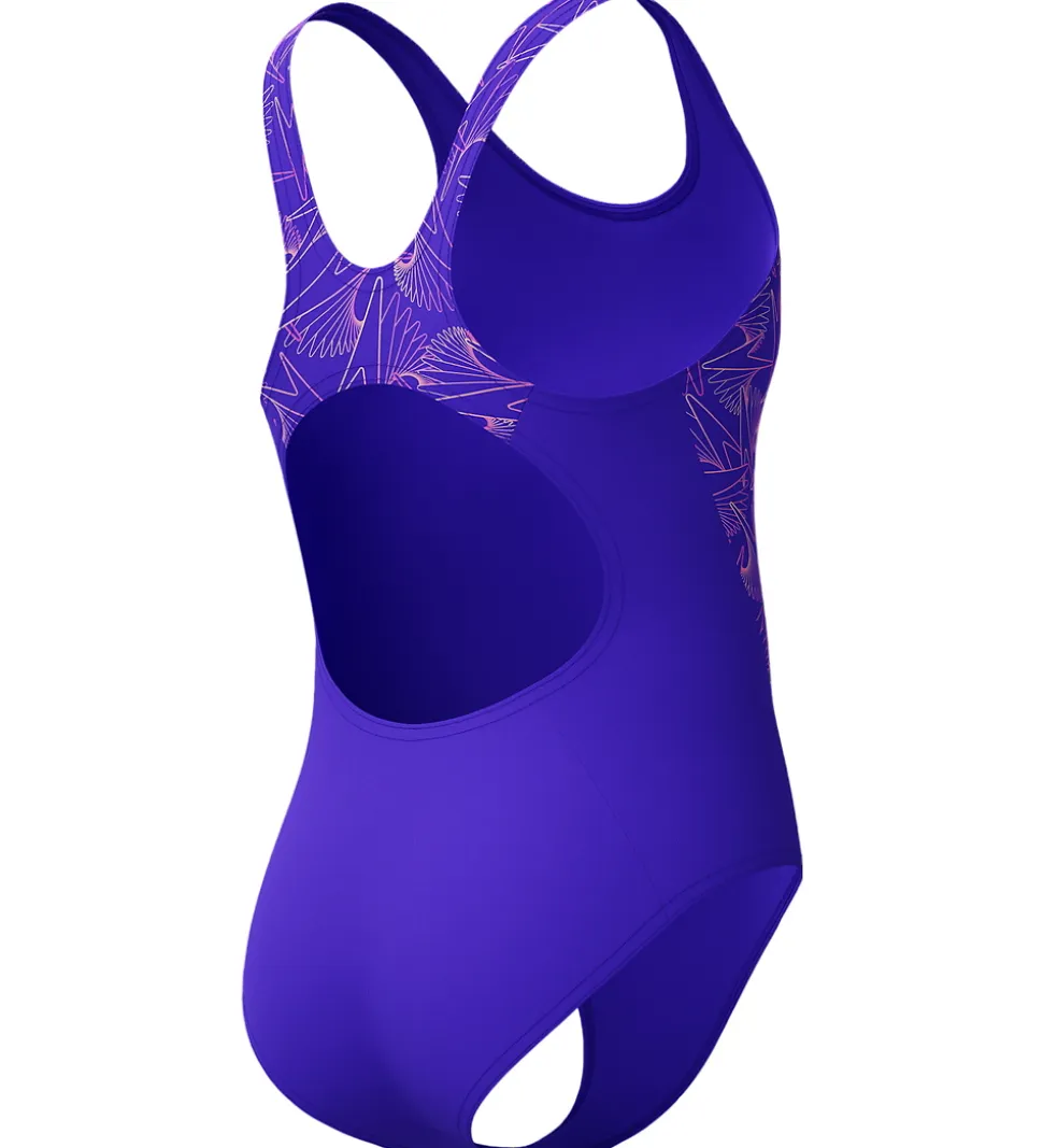 Speedo Badedragt - HyperBoom Splice Muscleback - Lilla/Pink