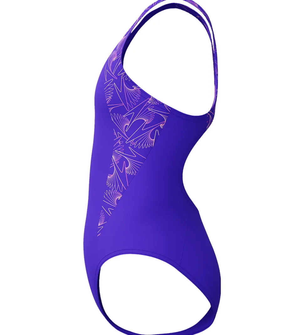 Speedo Badedragt - HyperBoom Splice Muscleback - Lilla/Pink