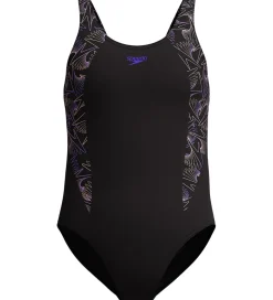 Speedo Badedragt - HyperBoom Splice Muscleback - Sort/Fersken