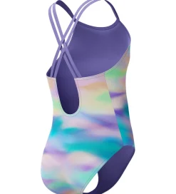 Speedo Badedragt - Printed Twinstrap - Lilla/Grøn/Orange