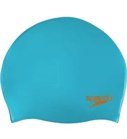 Speedo Badehætte - Junior - Silicone - Blå/Orange