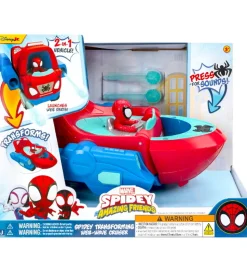 Spidey Båd m. Lyd - Spidey Transforming Web-Wave Cruiser