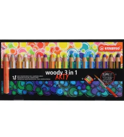 Stabilo Farveblyanter - Woody - 18 stk. - Arty