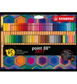 Stabilo Tuscher - Point 88 Arty - 65 stk. - Multfarvet