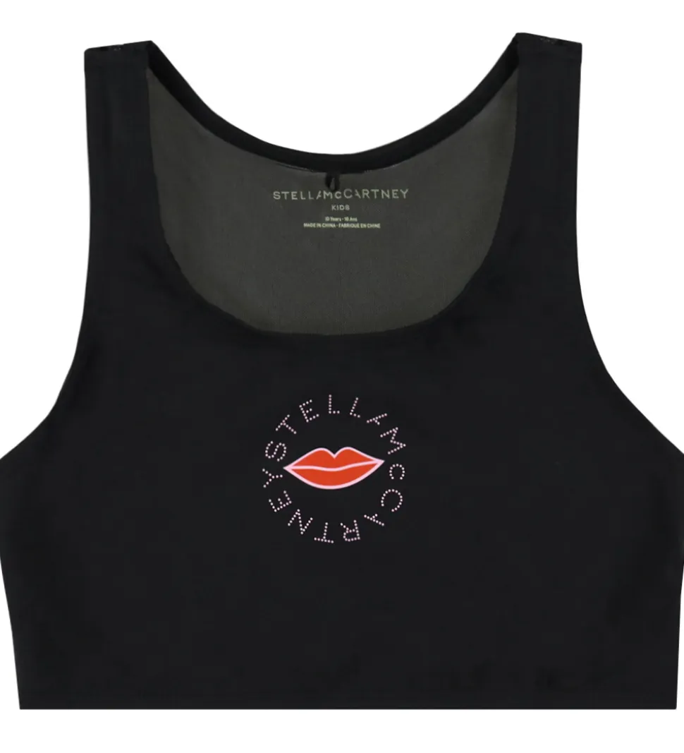 Stella McCartney Kids Badetop - UV50+ - Sort m. Læber
