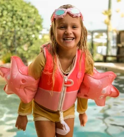 SunnyLife Svømmevest - Melody the Mermaid - 1-2 år - Neon Strawb