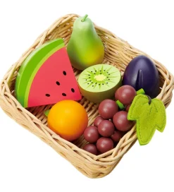Tender Leaf Trælegetøj - Kurv med Frugt