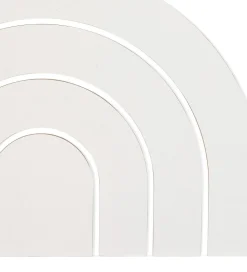 That's Mine Vægdekoration - Regnbue - 17x27 - Hvid