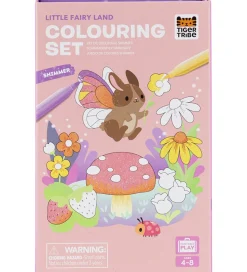 Tiger Tribe Farvesæt - Shimmer Colouring Set - Little Fairy Land