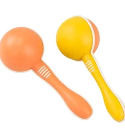 Tiger Tribe Maracas - Bioplast - Gul/Orange