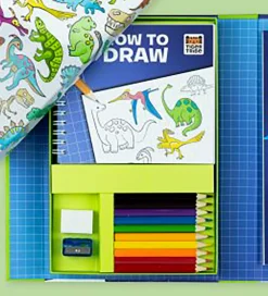 Tiger Tribe Tegnesæt - Lær At Tegne - Dinosaurs