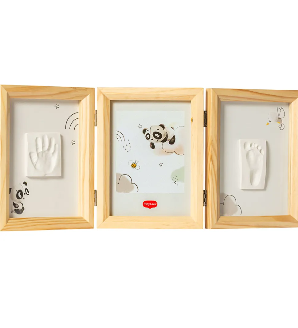 Tiny Love Aftryksæt - Hånd/Fod - Dobbeltramme - Wood