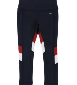 Tommy Hilfiger Leggings - Navy m. Rød/Hvid