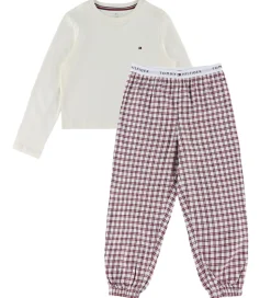 Tommy Hilfiger Nattøj - Ivory Silk/Mini Plaie Ivory