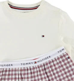 Tommy Hilfiger Nattøj - Ivory Silk/Mini Plaie Ivory