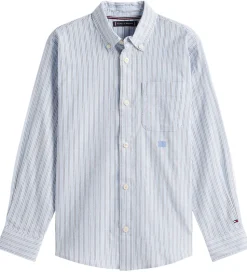 Tommy Hilfiger Skjorte - Multi Stripe - Breezy Blue