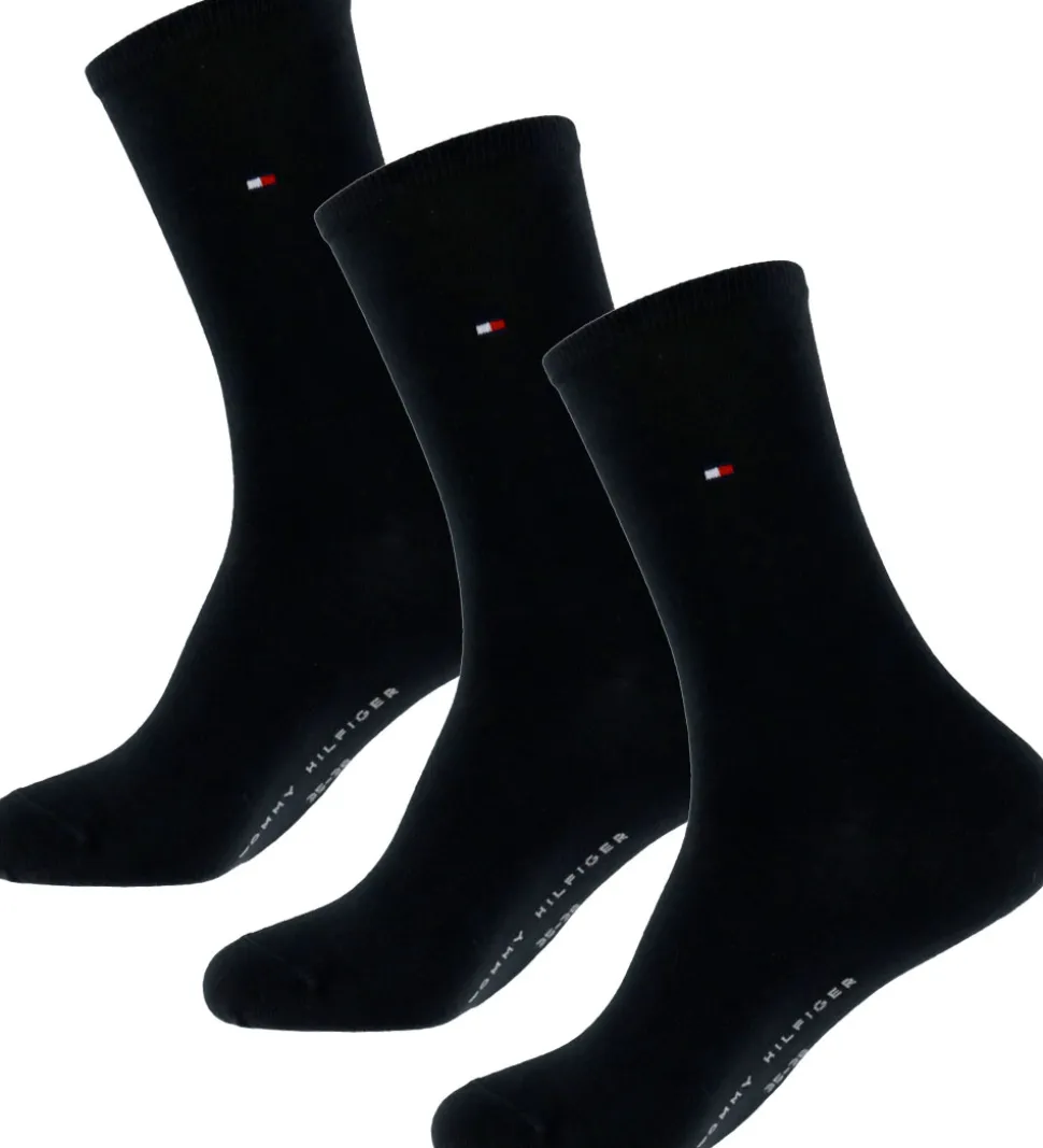 Tommy Hilfiger Strømper - 3-pak - Sort